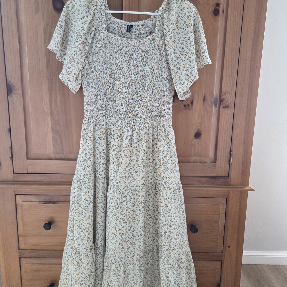 Floral Smocked Dress